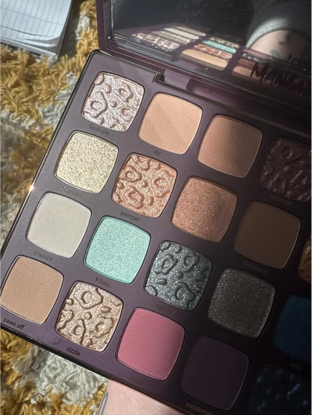 NIB Tarte Cosmetics Nightfall Eyeshadow Palette w/ NEW Eyeshadow Brush